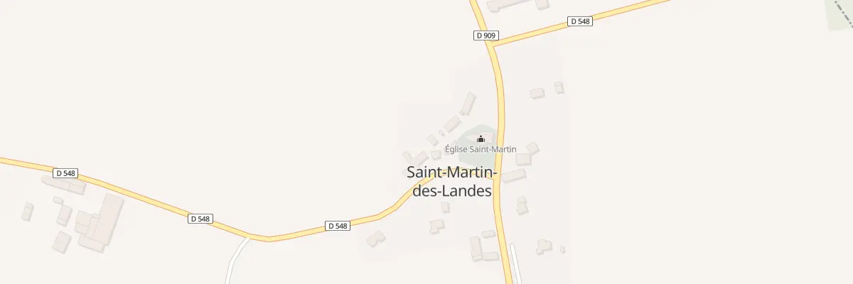 Plan du 10 Rte de l’Église à Saint-Martin-des-Landes