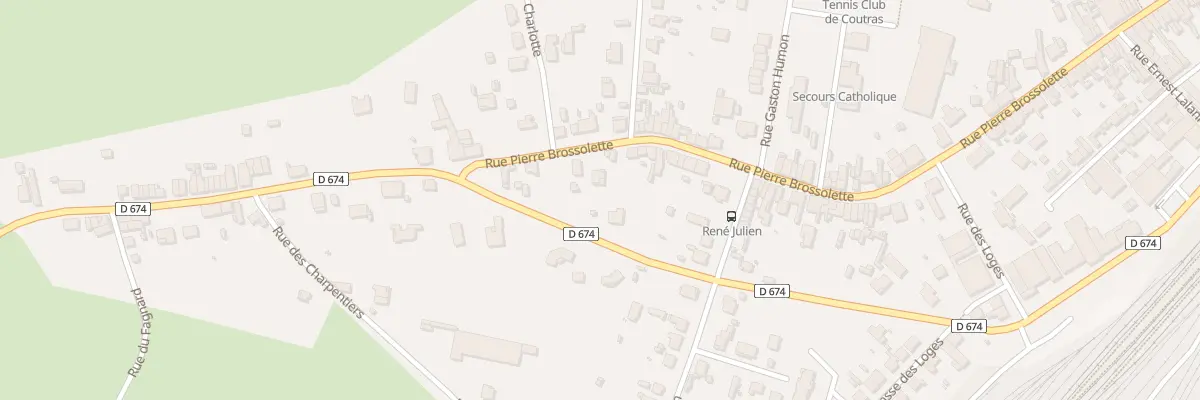 Plan du 42 Rue Pierre Brossolette à Coutras