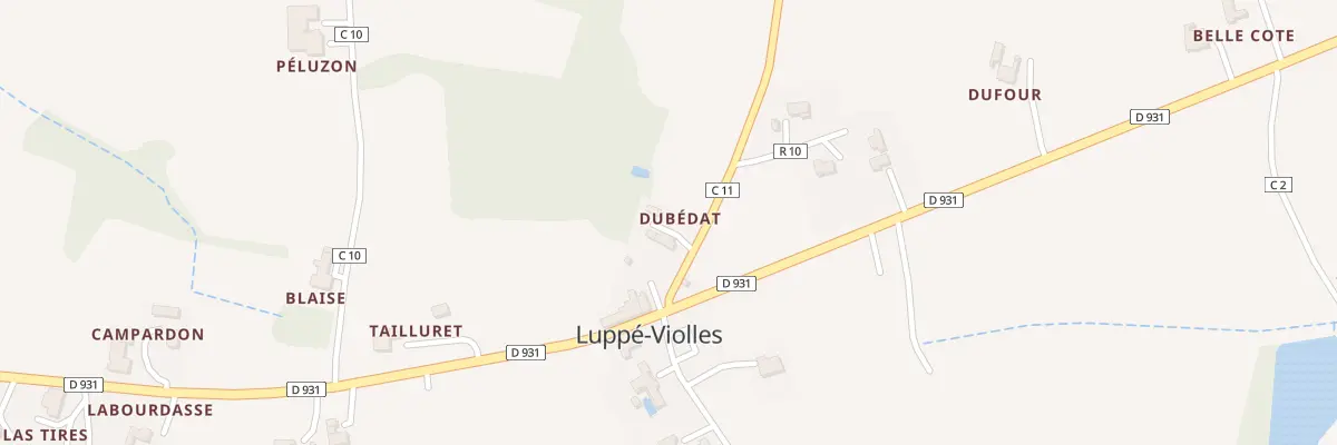 Plan du 5017 Dubedat à Luppé-Violles