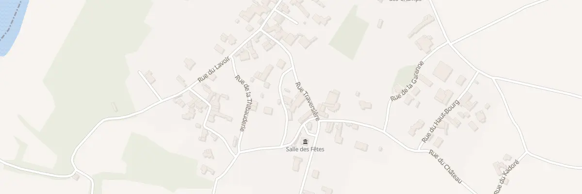 Plan du 22 Rue Traversière au Chillou