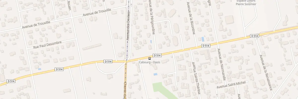 Plan du 1 Av de la Périgourdine à Cabourg