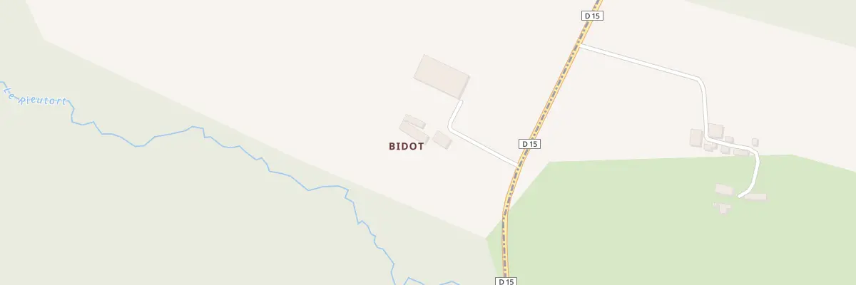 Plan du 46 Bidot à Brannens