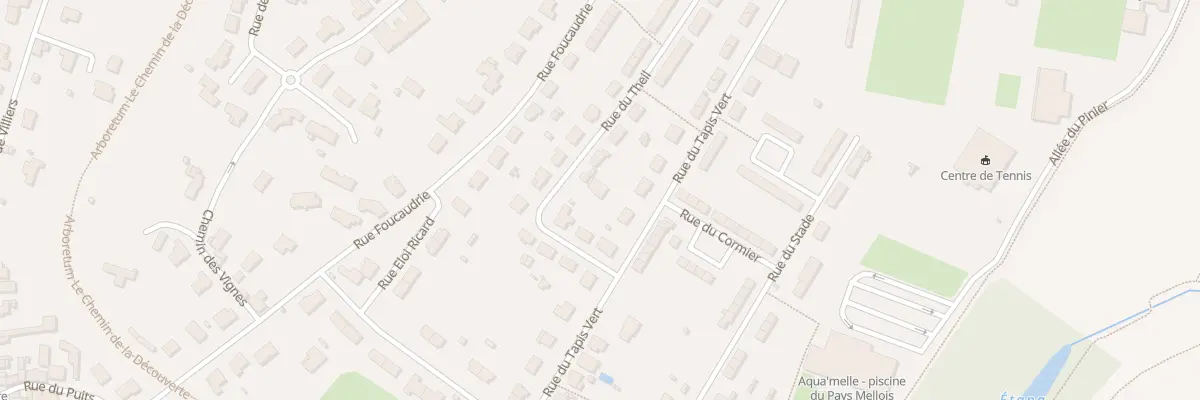 Plan du 6 Rue du Theil à Melle