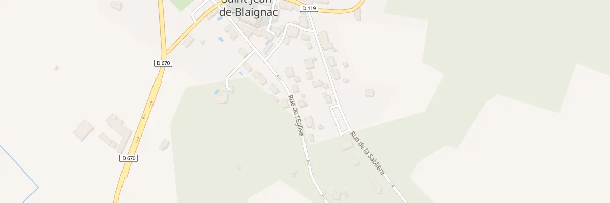 Plan du 13 Lacoste à Saint-Jean-de-Blaignac