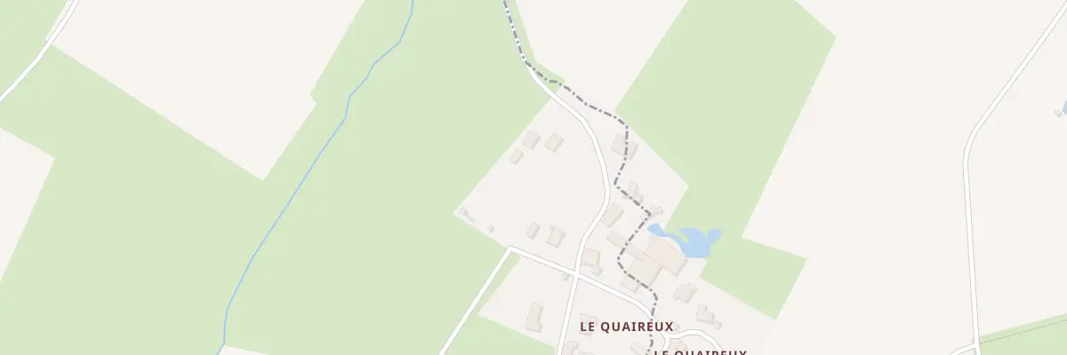 Plan du 14 Le Quaireux à Beaussais-Vitré