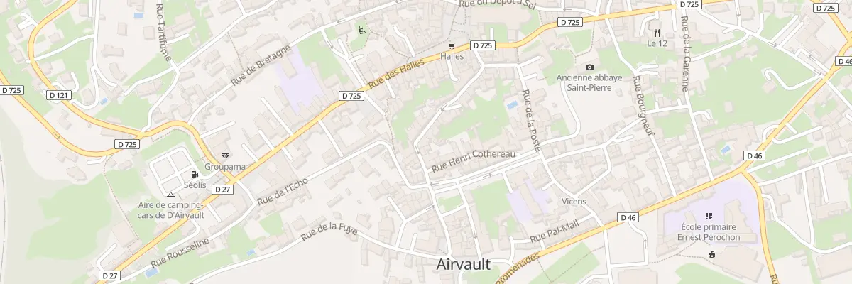 Plan du 10 Rue de la Ferronnerie à Airvault