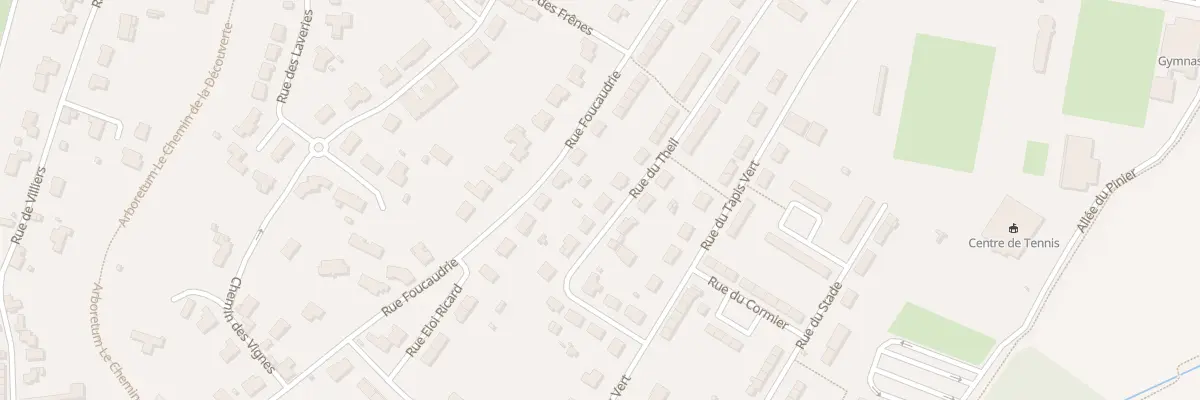 Plan du 13 Rue du Theil à Melle