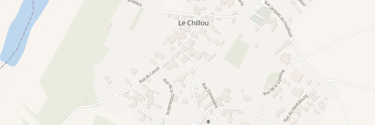 Plan du 18 Rue Traversière au Chillou