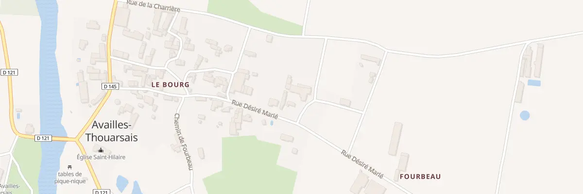 Plan du 13 Rue Désiré Marié à Availles-Thouarsais