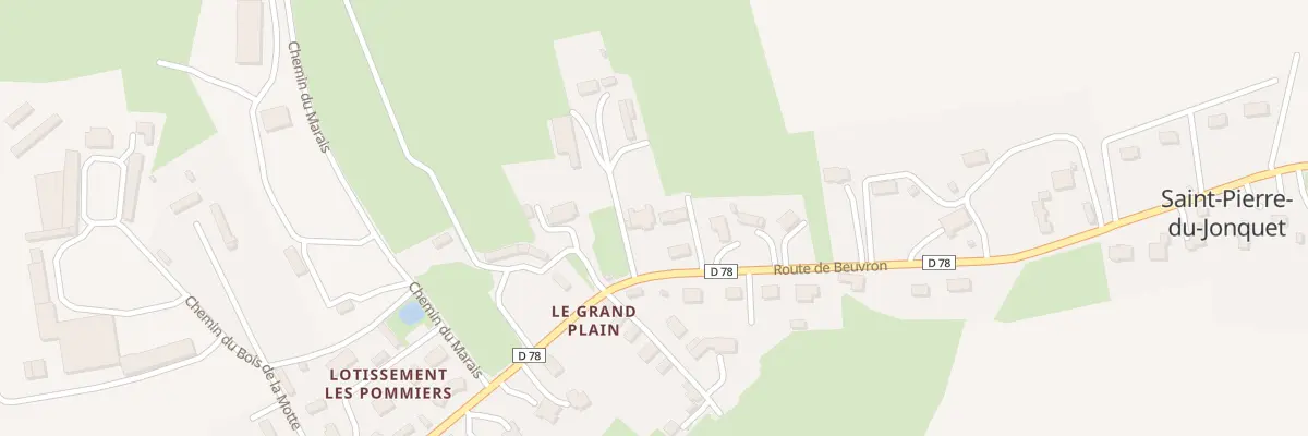 Plan du 16B Rte de Beuvron à Saint-Pierre-du-Jonquet