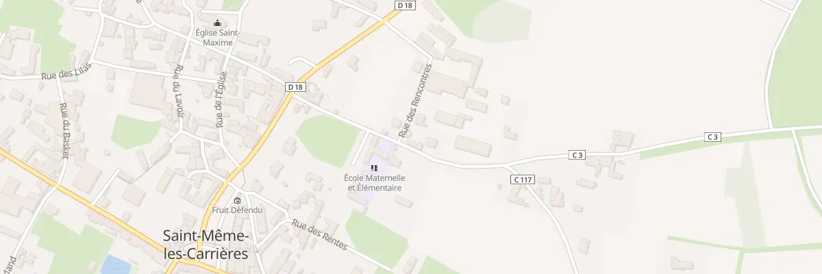 Plan du 7 Rte des Ecoles à Saint-Même-les-Carrières