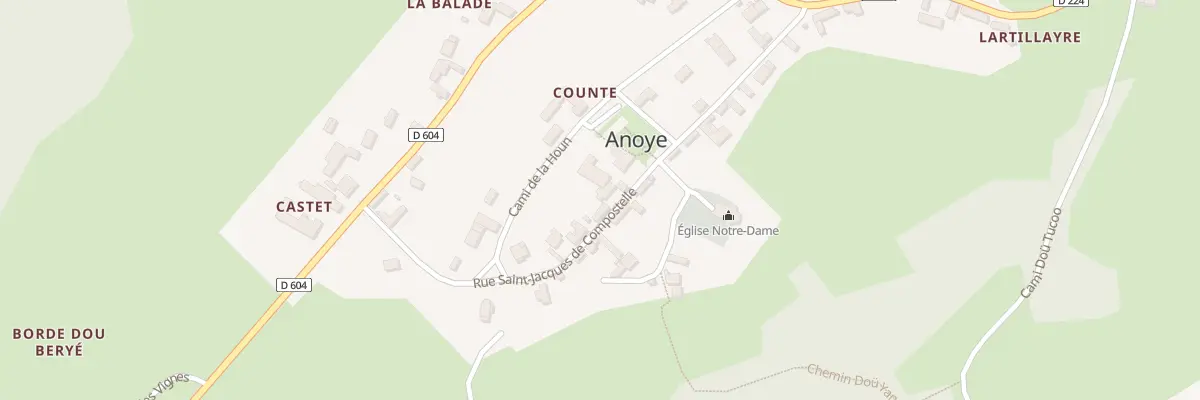 Plan du 6B Rue St Jacques de Compostelle à Anoye
