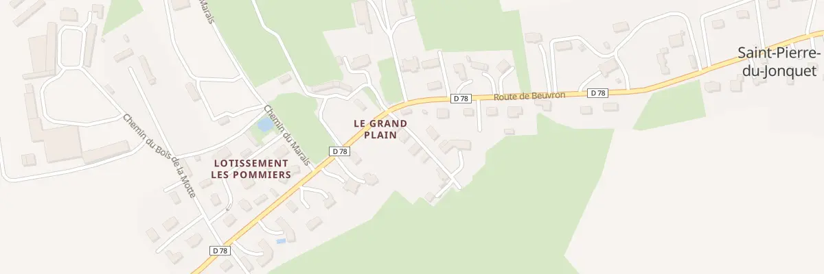 Plan du 5 Che du Grand Plain à Saint-Pierre-du-Jonquet