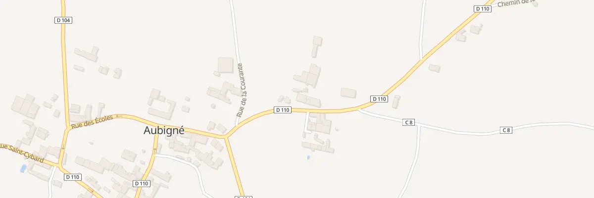 Plan du 5 Rue de la Mare à Aubigné