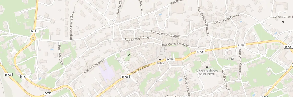 Plan du 16 Rue de Bretagne à Airvault