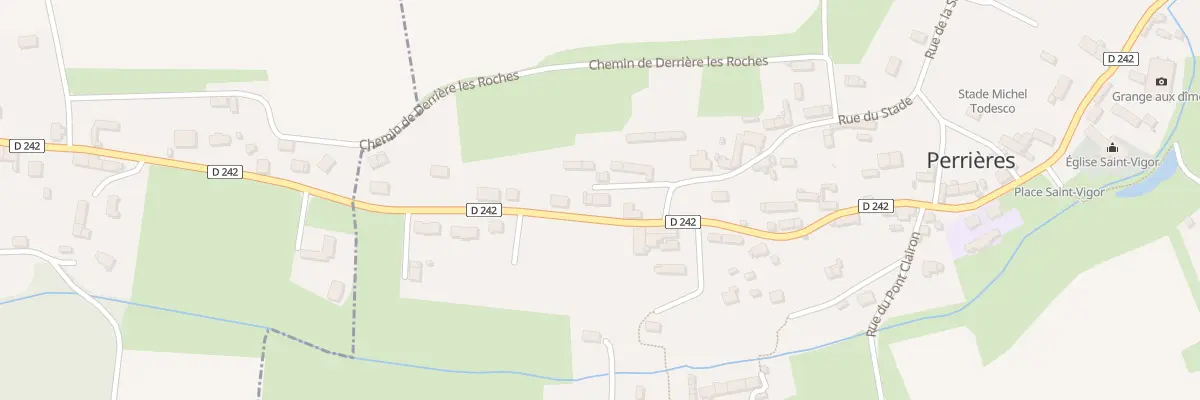Plan du 9 Rue du Stade à Perrières