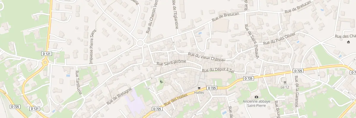 Plan du 25 Rue Saint Jérôme à Airvault