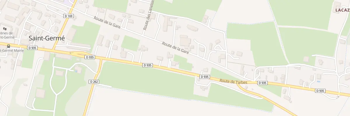 Plan du 345 Rte de Tarbes à Saint-Germé
