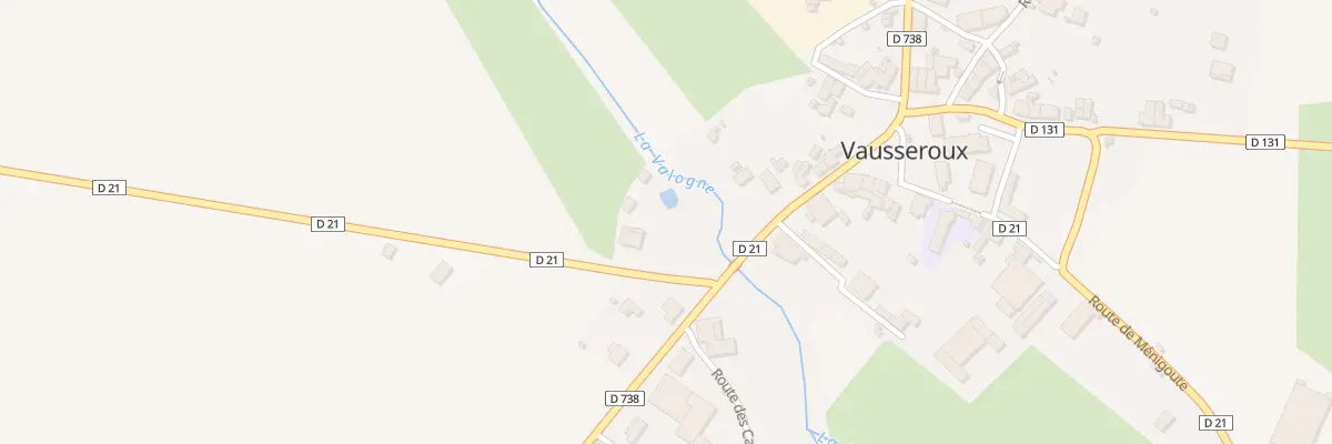 Plan du 2 Rte de Parthenay à Vausseroux