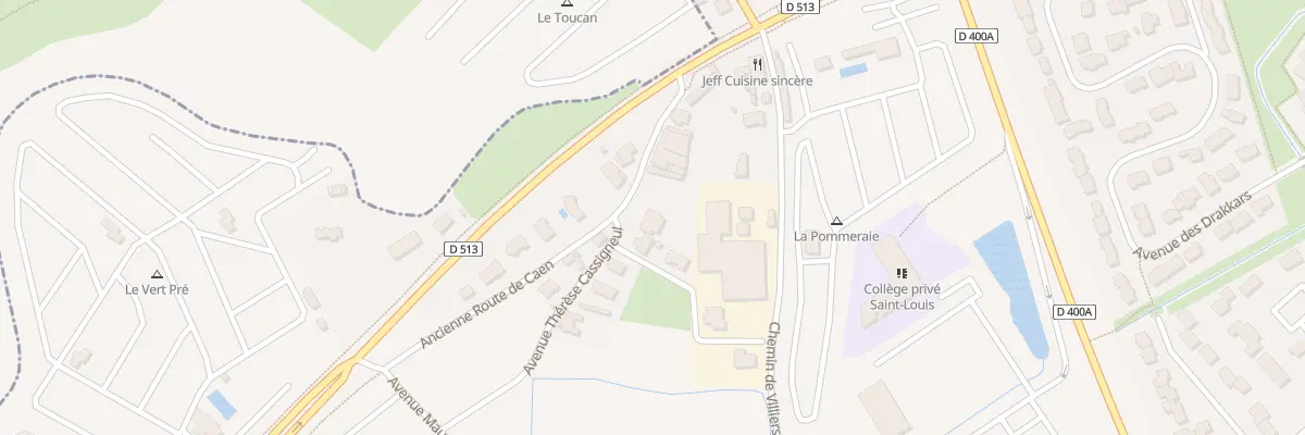 Plan du 9B Vc Ancienne Route de Caen à Cabourg