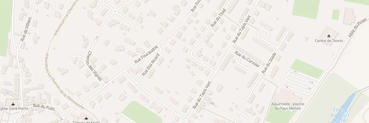 Plan du 5 Rue du Theil à Melle