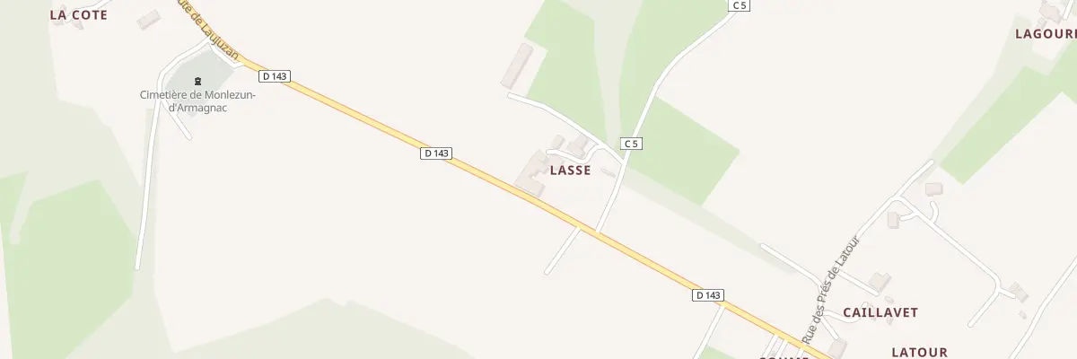 Plan du 929 Rte de Laujuzan à Monlezun-d’Armagnac