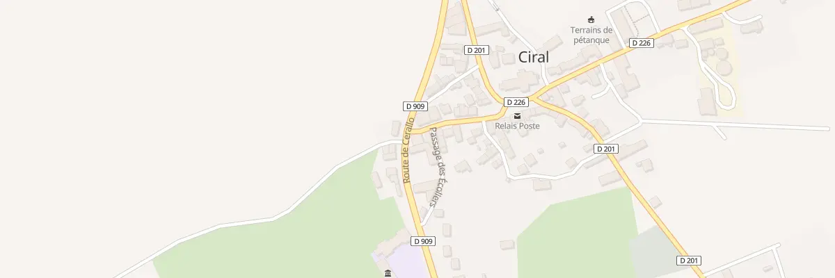Plan du 390 Rte de Cerallo à Ciral