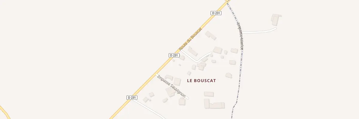 Plan du 81 Le Bouscat Est à Lugasson