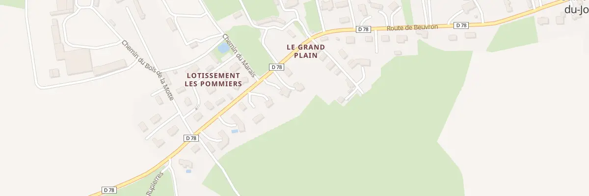 Plan du 35 Rte de Beuvron à Saint-Pierre-du-Jonquet