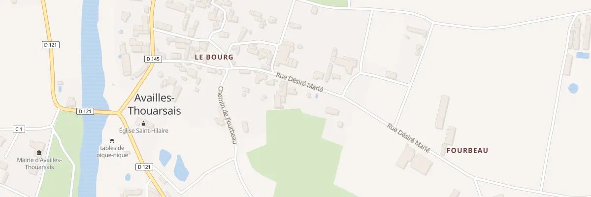 Plan du 14 Rue Désiré Marié à Availles-Thouarsais