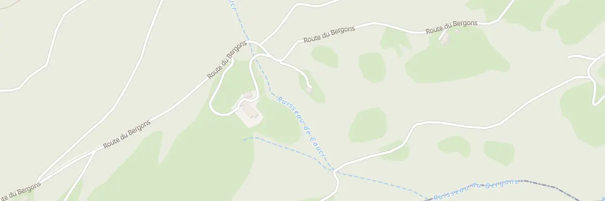 Plan du 1850 Rte du Bergons à Salles