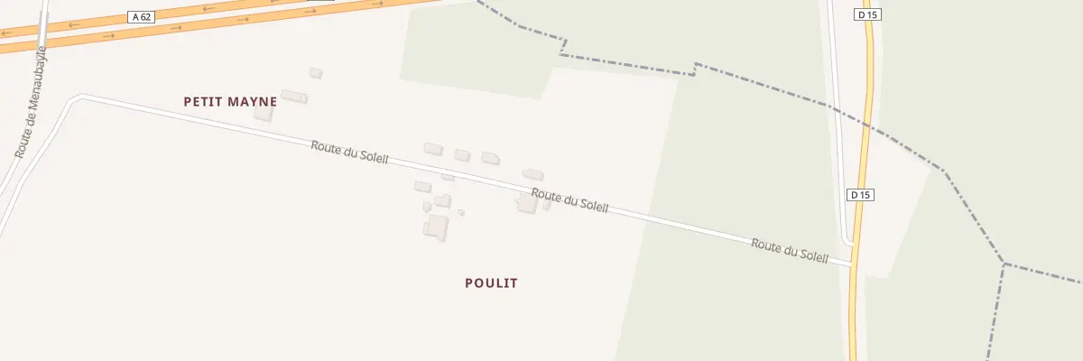 Plan du 10 Poulit à Brannens