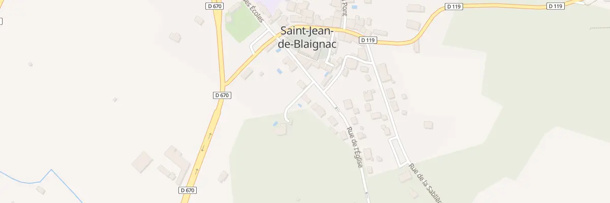 Plan du 10B Le Bourg à Saint-Jean-de-Blaignac