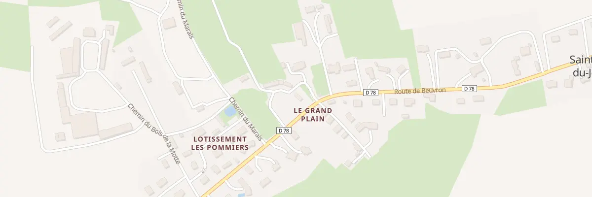 Plan du 22 Rte de Beuvron à Saint-Pierre-du-Jonquet