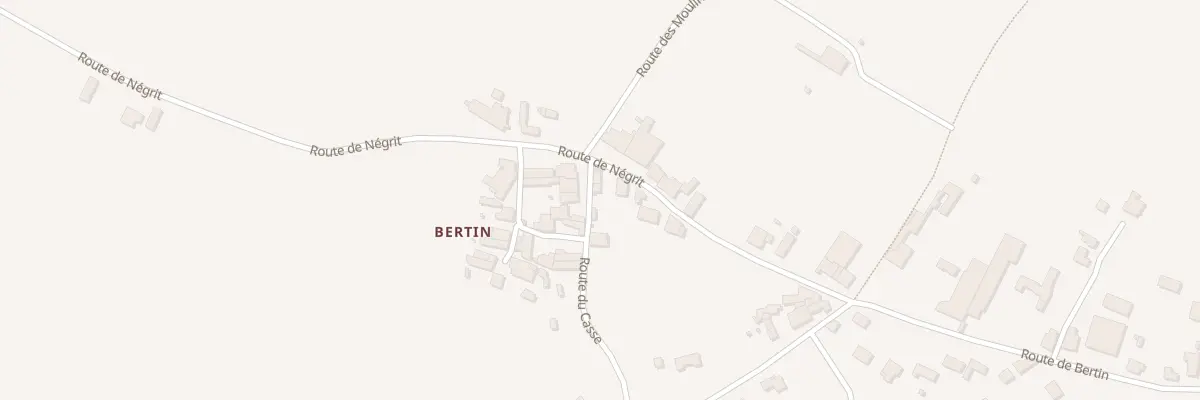 Plan du 392 Bertin à Montagne
