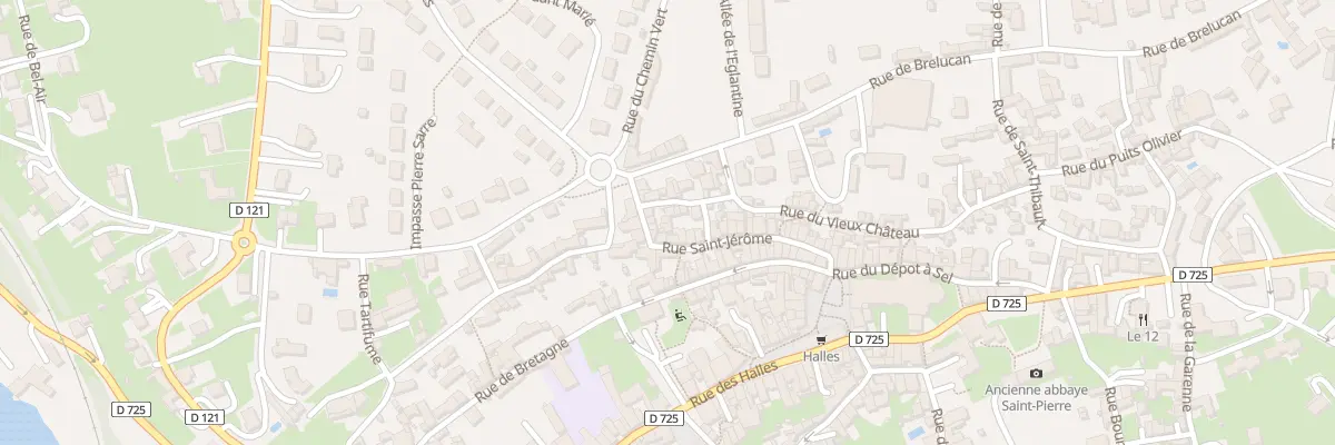 Plan du 7 Rue Saint Jérôme à Airvault