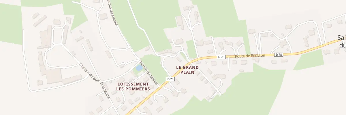 Plan du 22B Rte de Beuvron à Saint-Pierre-du-Jonquet