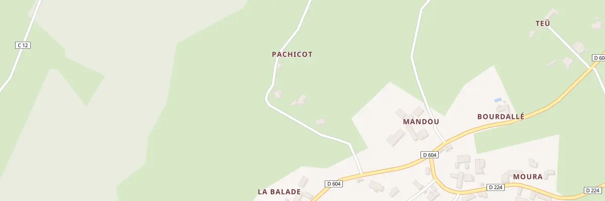Plan du 6 Cami de Quintaa à Anoye