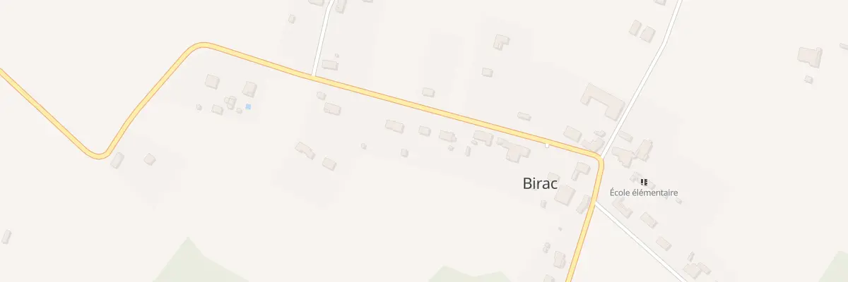 Plan du 205 Rte de Marenne à Birac