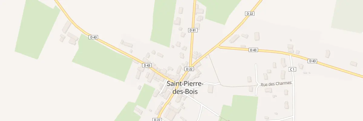 Plan du 15 Rue Principale à Saint-Pierre-des-Bois