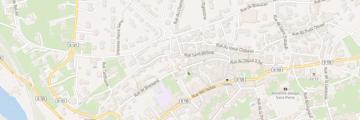 Plan du 8 Rue Saint Jérôme à Airvault