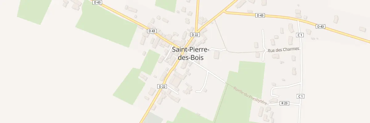 Plan du 20 Rue Principale à Saint-Pierre-des-Bois