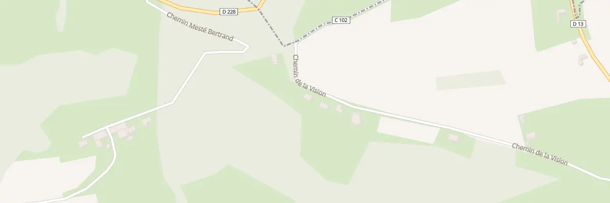 Plan du 9 Che de la Vision à Castillon (Canton de Lembeye)
