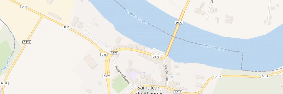 Plan du 8 Le Bourg à Saint-Jean-de-Blaignac
