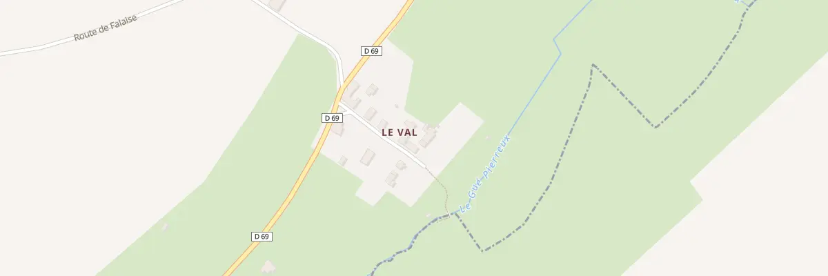 Plan du 5 Che du Val à Villy-lez-Falaise