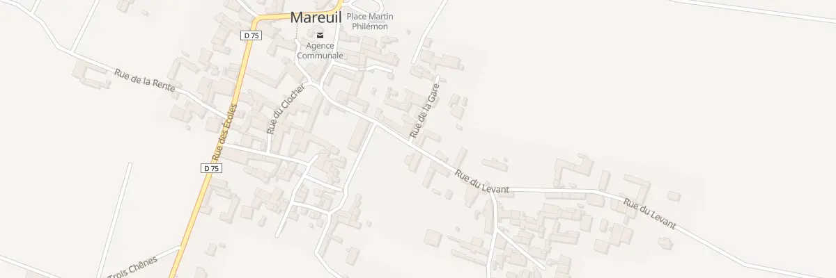 Plan du 5 Rue du Levant à Mareuil
