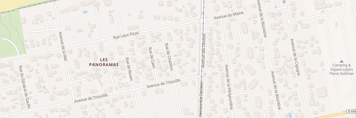 Plan du 6 Rue de Chatillon à Varaville