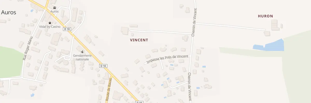Plan du 4 Lot les Prés de Vincent à Auros