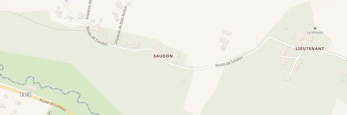 Plan du 133 Saudon à Saint-Jean-de-Blaignac