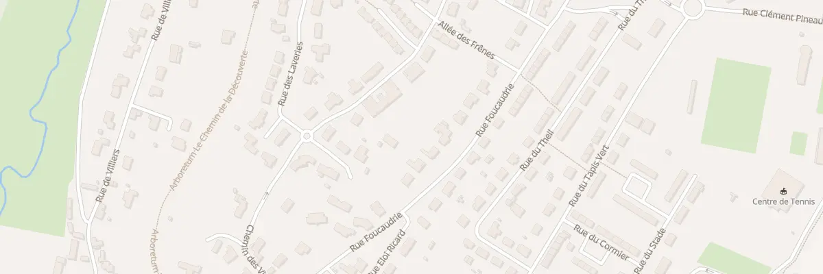 Plan du 47 Rue Foucauderie à Melle